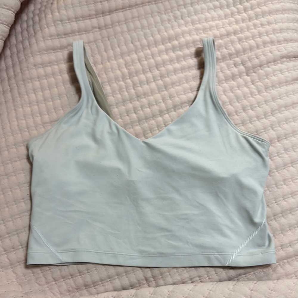 White Lululemon Align Tank
